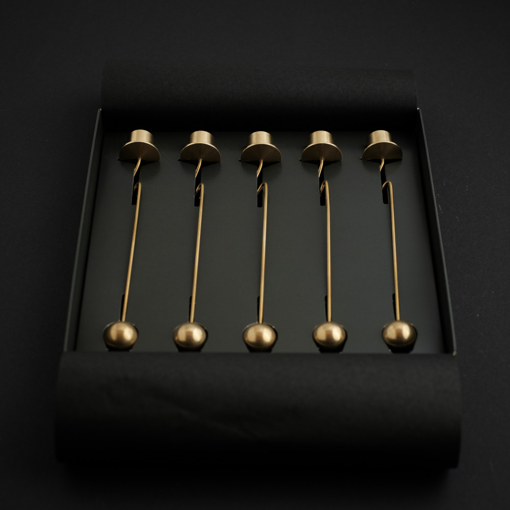 Pendel Kerzenhalter Messing